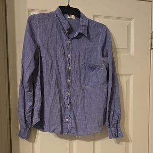 Shi by JOURNEYS Women's Light Blue Button-Up Shirt